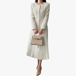 Elegant Dress tweed women